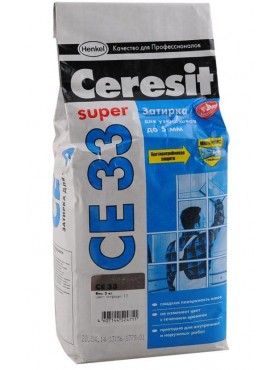 Затирка Ceresit CE 33 Super (Церезит СЕ 33 Супер), 2 кг - фото - 2